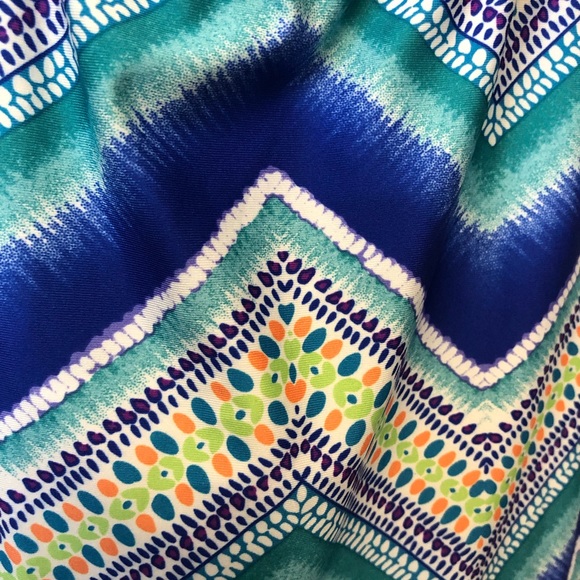 Title Nine Blue Multi Yoga Tennis Active Dress L - Picture 3 of 6